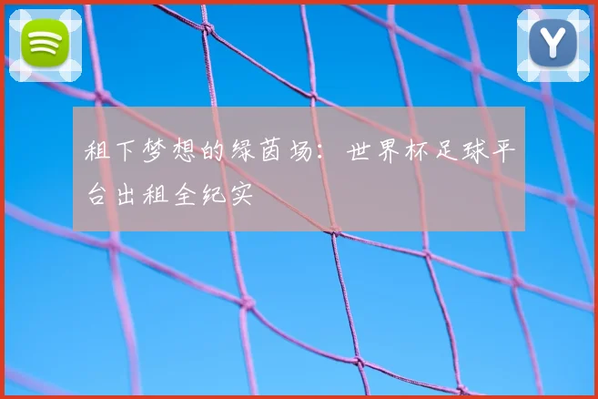 租下梦想的绿茵场：世界杯足球平台出租全纪实