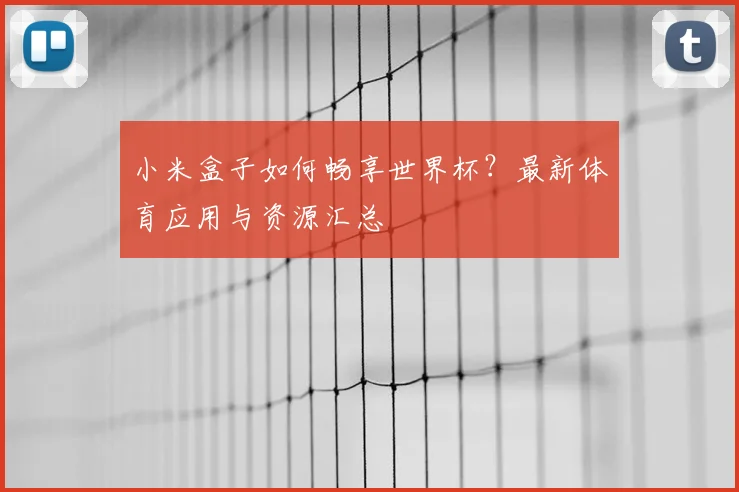 小米盒子如何畅享世界杯？最新体育应用与资源汇总
